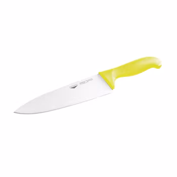 Kockkniv 20 cm gult handtag, 1 st/frp FRANKHUGO