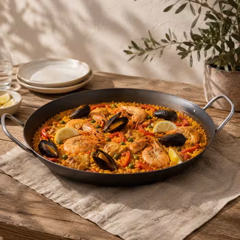 Paellapanna Blacksteel D470mm H65mm, 1 st/frp FRANKHUGO