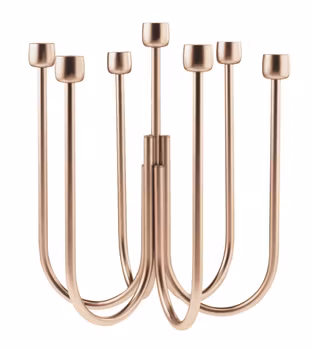 Ljusstake för 7 ljus D 25 cm, H 30 cm Kyma pvd rom, 1 st/frp FRANKHUGO