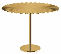 Ställ D 24 cm, H 18,5 cm Kyma pvd guld, 1 st/frp FRANKHUGO