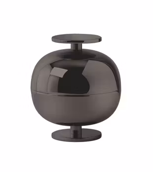 Centerpiece D 11 cm, H 12,5 cm Gio Ponti pvd svart, 1 st/frp FRANKHUGO