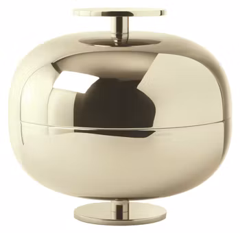 Centerpiece D 24 cm, H 22 cm Gio Ponti pvd champagne, 1 st/frp FRANKHUGO