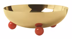 Skål D 20,5 cm, H 7,5 cm Penelope pvd guld, 1 st/frp FRANKHUGO