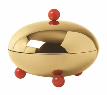 Centerpiece D 20,5 cm, H 16,5 cm Penelope pvd guld, 1 st/frp FRANKHUGO