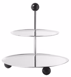 Kakfat, 2 våningar D 22 cm, H 22 cm Penelope silverpläterad, 1 st/frp FRANKHUGO