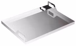 Rektangulär bricka med handtag 45 × 35 cm Gio Ponti lyx S/Steel, 1 st/frp FRANKHUGO