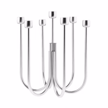 Ljusstake för 7 ljus D 25 cm, H 30 cm Kyma silverpläterad, 1 st/frp FRANKHUGO