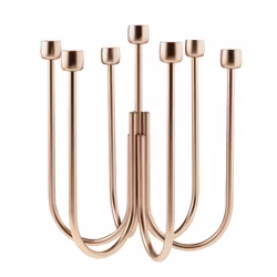 Ljusstake för 7 ljus D 25 cm, H 30 cm Kyma pvd rom, 1 st/frp FRANKHUGO