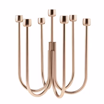 Ljusstake för 7 ljus D 25 cm, H 30 cm Kyma pvd rom, 1 st/frp FRANKHUGO