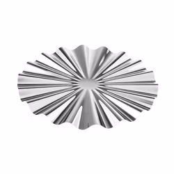 Uppläggningsfat D 33 cm, H 0,6 cm Kyma silverpläterad, 1 st/frp FRANKHUGO