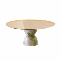 Ställ D 22 cm, H 9,5 cm Madame pvd guld, 1 st/frp FRANKHUGO