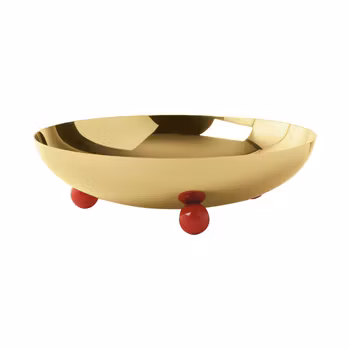 Skål D 26 cm, H 7 cm Penelope pvd guld, 1 st/frp FRANKHUGO