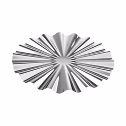 Uppläggningsfat D 33 cm, H 0,6 cm Kyma S/Steel, 1 st/frp FRANKHUGO