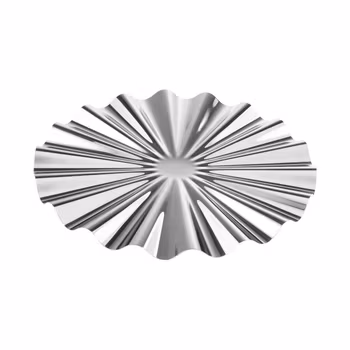 Uppläggningsfat D 33 cm, H 0,6 cm Kyma S/Steel, 1 st/frp FRANKHUGO