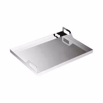 Rektangulär bricka med handtag 40 × 30 cm Gio Ponti lyx S/Steel, 1 st/frp FRANKHUGO