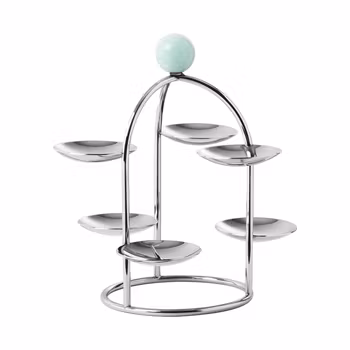 Kakfat med 6 små skålar, H 19 cm Penelope S/Steel, 1 st/frp FRANKHUGO