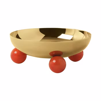 Skål D 13,5 cm, H 5,5 cm Penelope pvd guld, 1 st/frp FRANKHUGO