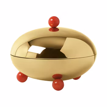 Centerpiece D 20,5 cm, H 16,5 cm Penelope pvd guld, 1 st/frp FRANKHUGO
