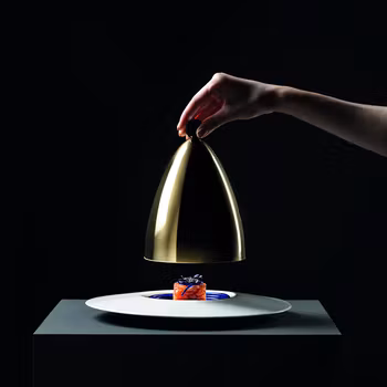 Cloche D 14,5 cm, H 20 cm Penelope silverpläterad, 1 st/frp FRANKHUGO