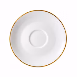 Blocho Nana Kaffefat vitt med guldrand 14,5cm, 24 st/frp