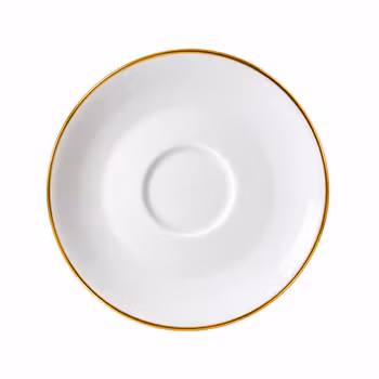 Blocho Nana Kaffefat vitt med guldrand 14,5cm, 24 st/frp