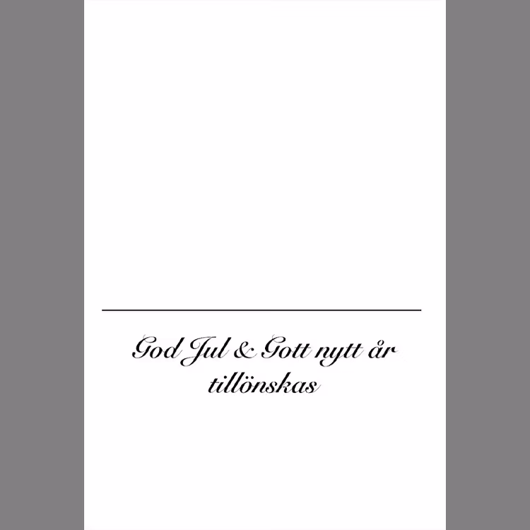 Julkort - Mc med barn - (minikort A7)