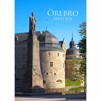 Vykort - Örebro - Karl XIV Johan staty