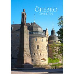 Vykort - Örebro - Karl XIV Johan staty