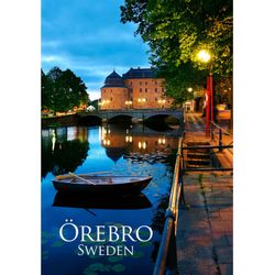Vykort - Örebro Slott by night