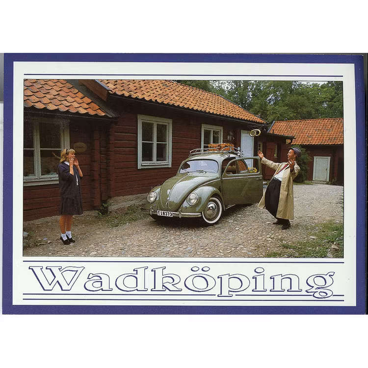 Vykort Örebro Wadköping Volkswagen. Foto: Per Johansson - Joanzon. Kortbutiken säljer detta vykort.