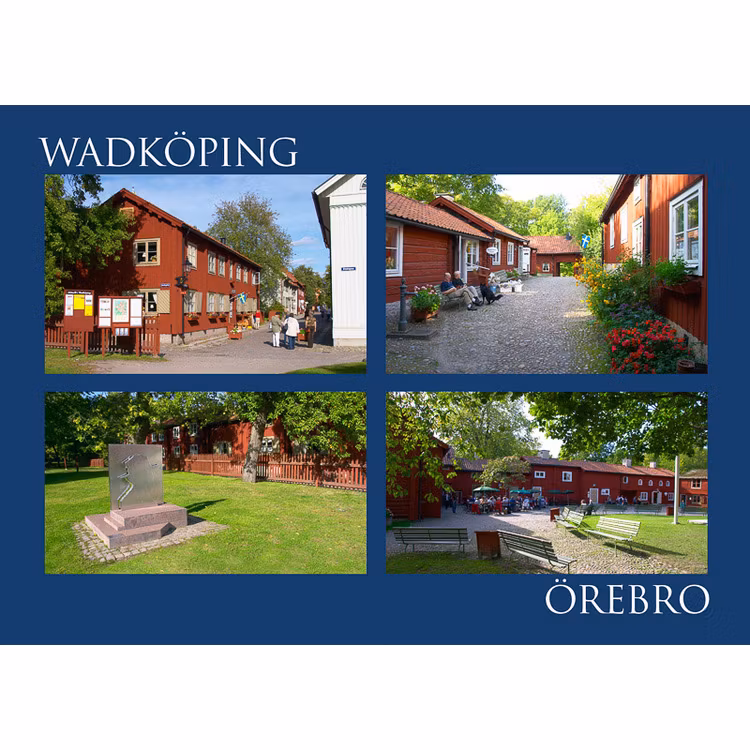 Vykort. Örebro Wadköping. Foto: Per Johansson - Joanzon. Kortbutiken säljer detta vykort.