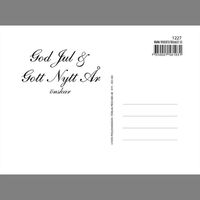 Julkort - Sol i trädkrona
