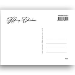 Julkort engelsk text - Merry Christmas