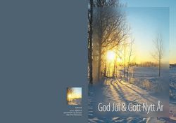 God Jul Morgonsol - Dubbelt julkort med kuvert