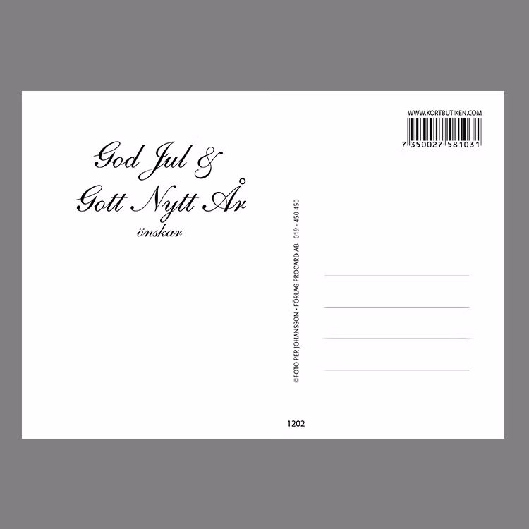Julkort - Rådjur