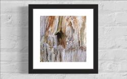 Kattuggla 1 - Fineart
