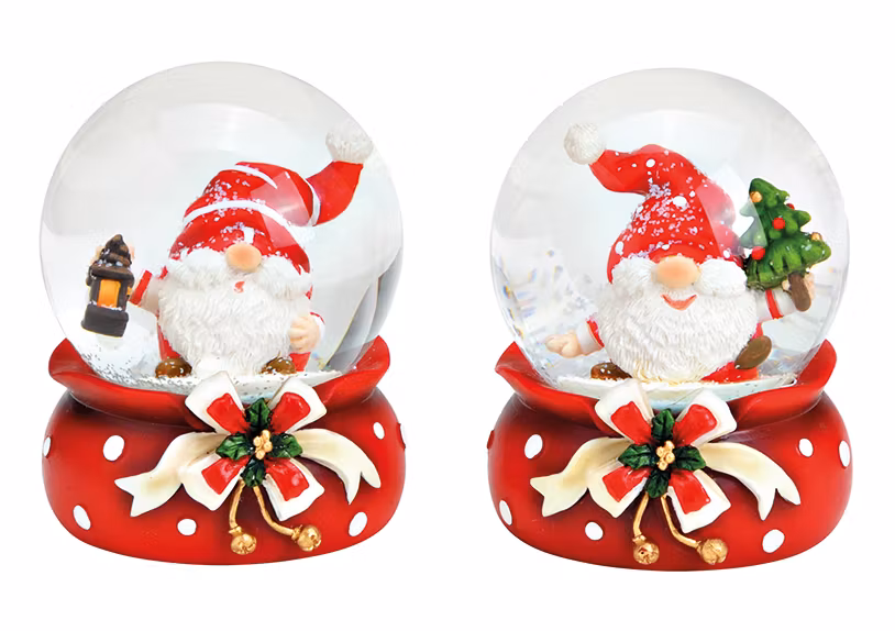 Snöglobe med Tomte