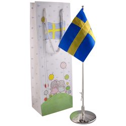 Flaggstång med flagga