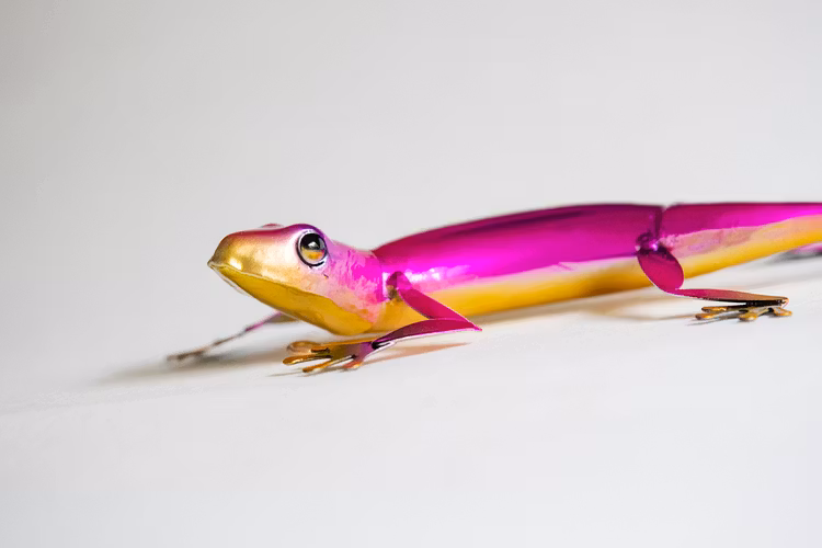 Gecko ödla rosa