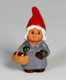 Tomte Flicka med Pepparkakor