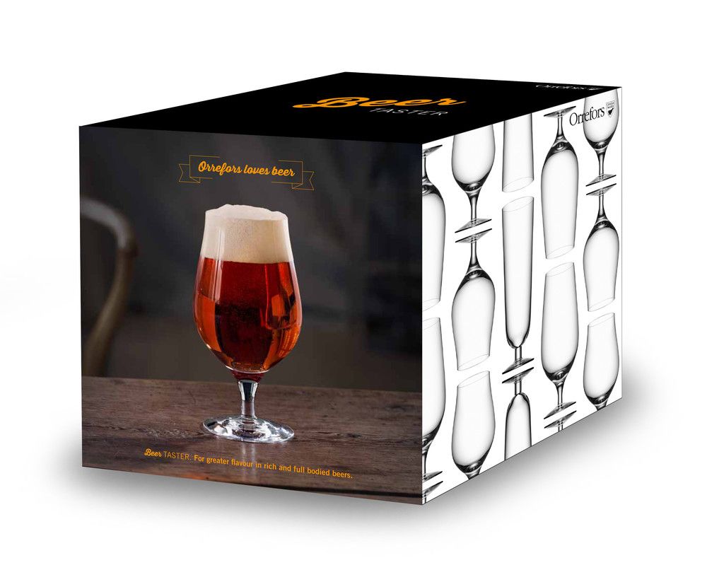 4 styck Ölglas