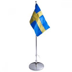 Flaggstång med flagga