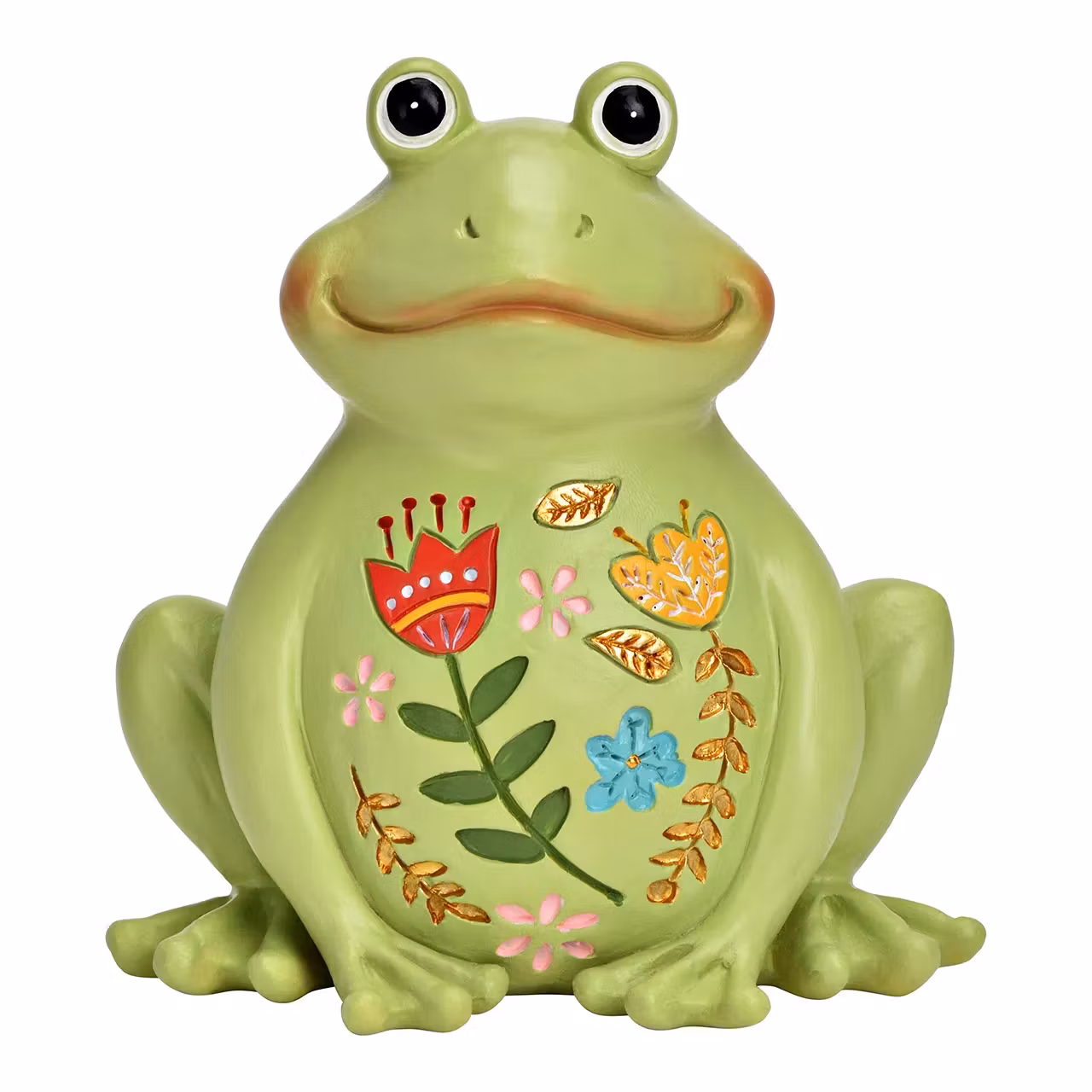 groda med blomdekor