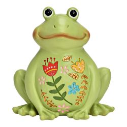 groda med blomdekor
