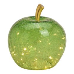 Glas Äpple med 30 ledljus