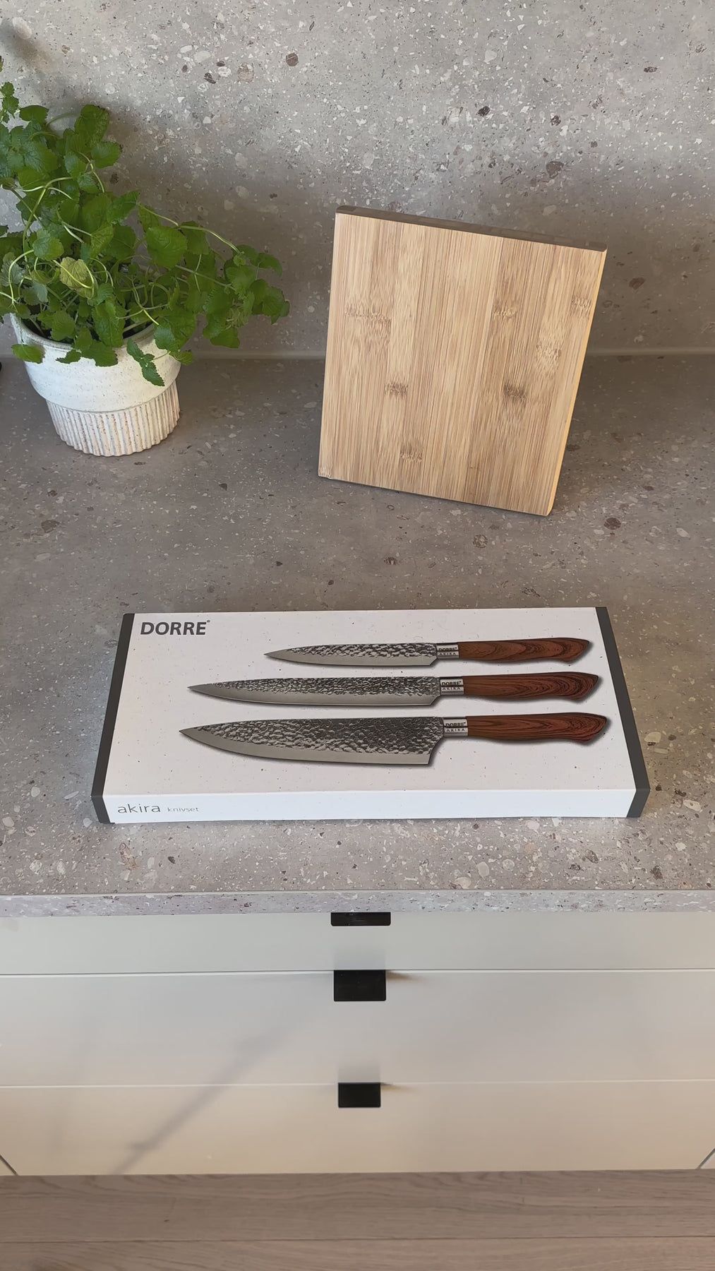 Knivset Akira 3 delar