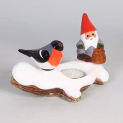 Tomte med Domherre på gren