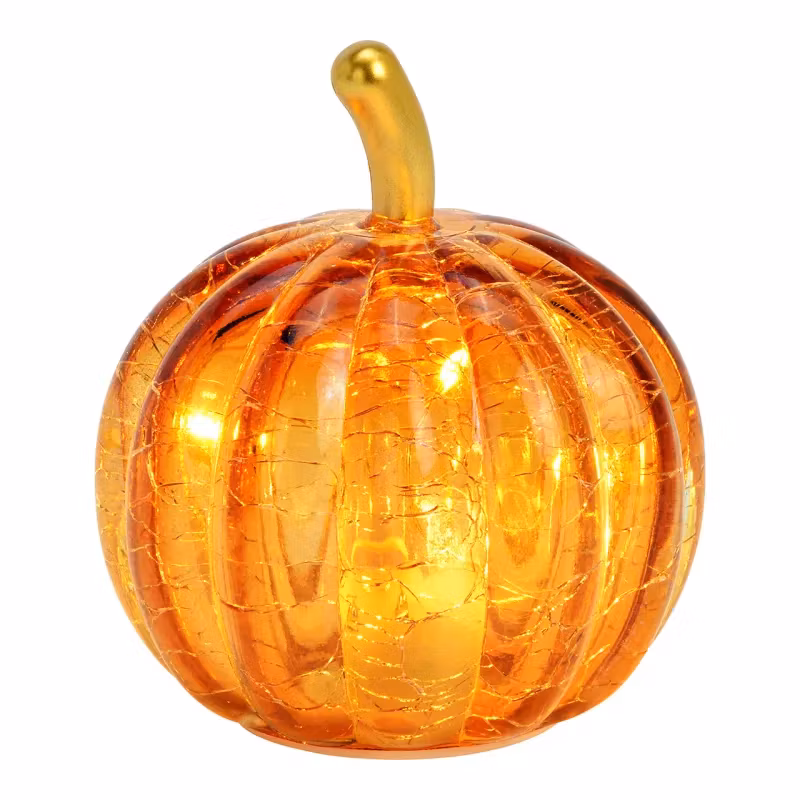 Kurbits  glas orange 5 led