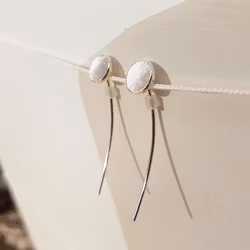 Örhängen "spegling" med pinne