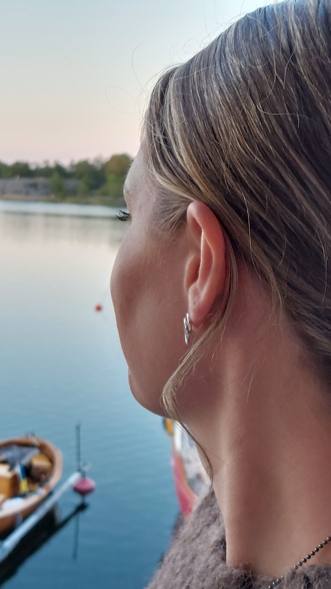 Örhänge "ringar på vatten"